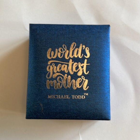 New Michael Todd Sterling Silver Cubic Zirconia Necklace - Picture 3 of 4